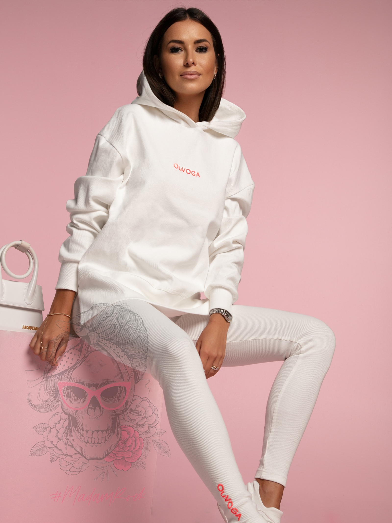 Komplet sportowy Amber Ola Voga ecru