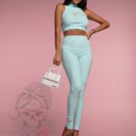 Komplet dopasowany Jenny Ola Voga niebieski