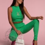 Komplet dopasowany Jenny Ola Voga zielony