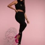 Komplet dopasowany Jenny Ola Voga czarny