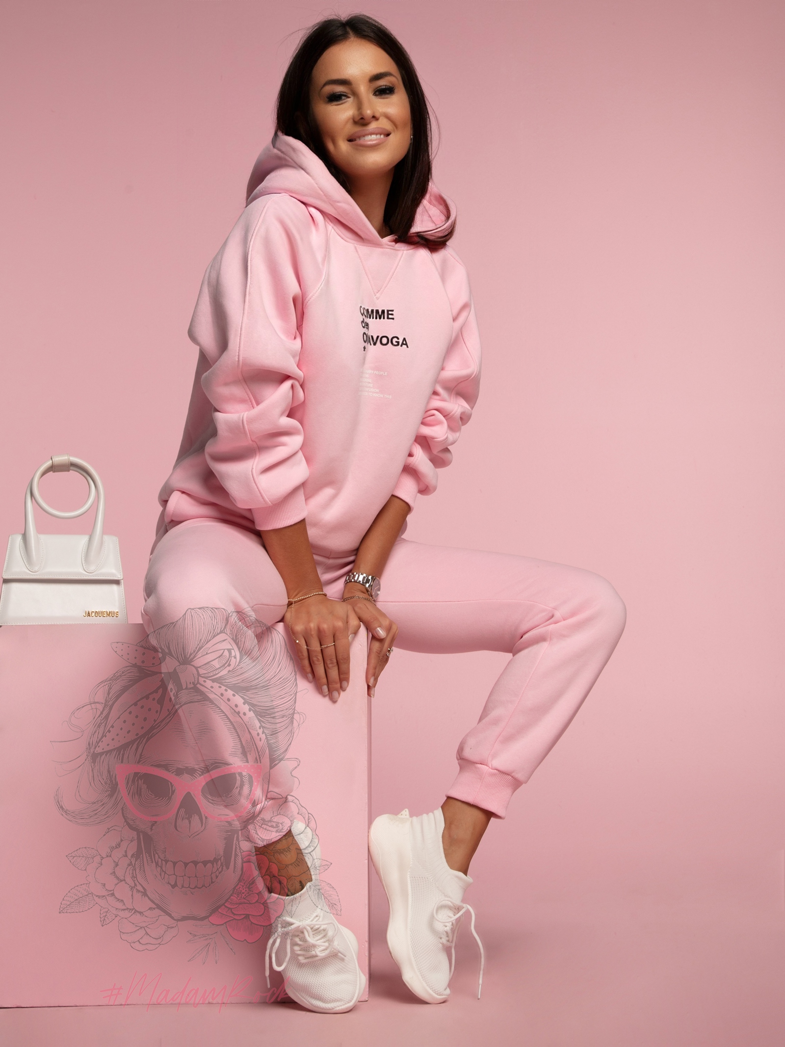 Komplet Ola Voga Street Look Woman pudrowy