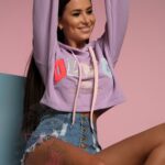 Bluza bawełniana Kimi Ola Voga lila