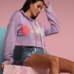 Bluza bawełniana Kimi Ola Voga lila