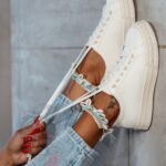 Trampki damskie Madam Vanila beżowe