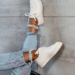 Trampki damskie Madam Vanila beżowe