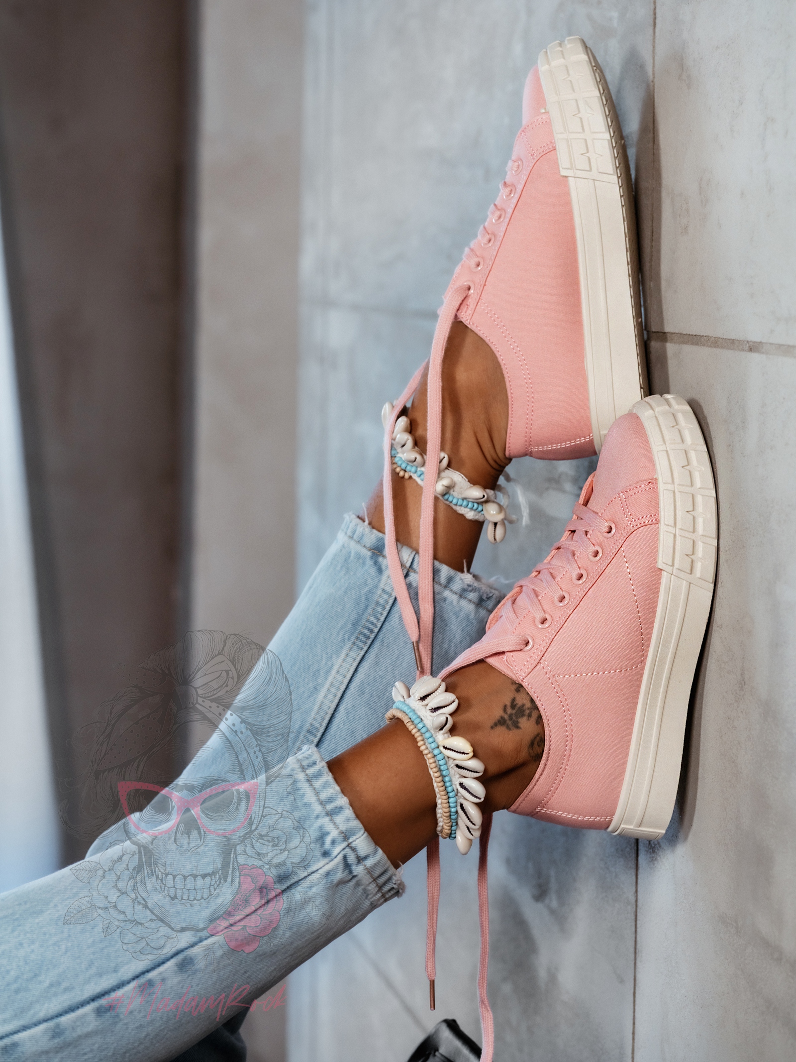 Trampki damskie Madam Vanila różowe Trampki damskie Madam Vanila różowe