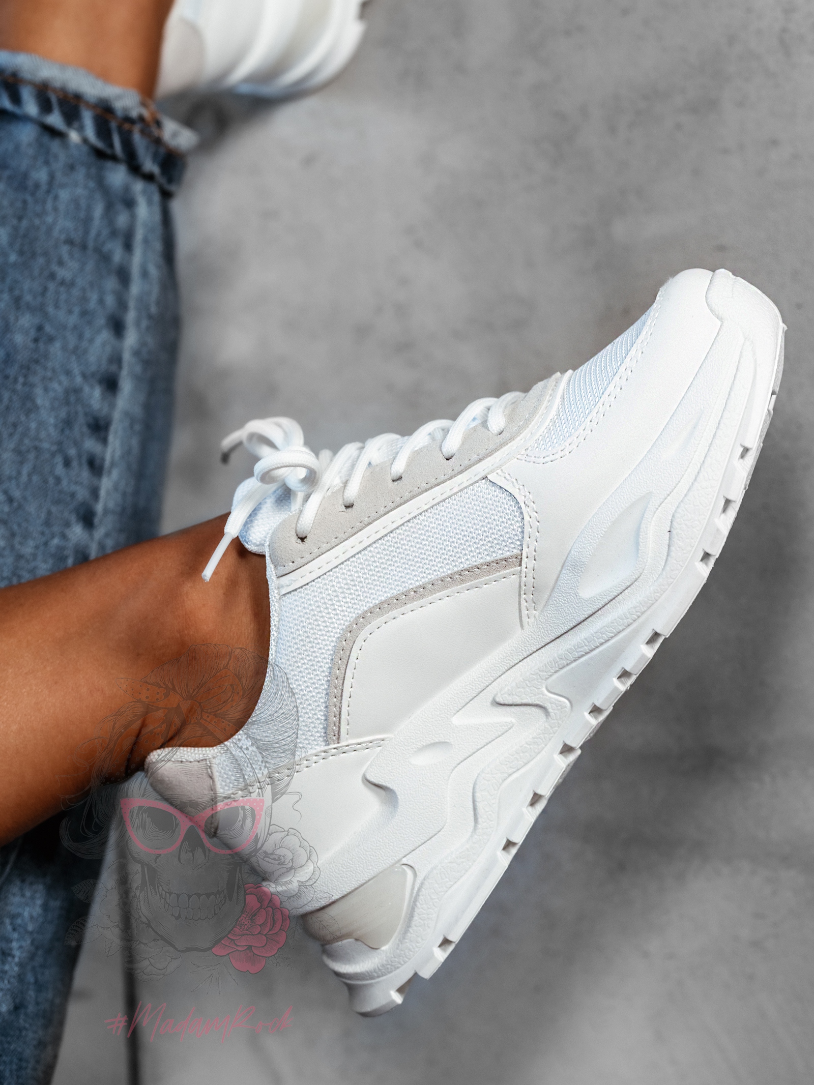 Buty sportowe Madam Choci białe Buty sportowe Madam Choci białe