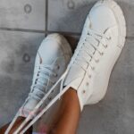 Trampki damskie Madam Vanila mid beżowe