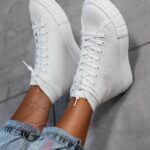 Trampki damskie Madam Vanila mid białe