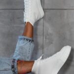 Trampki damskie Madam Vanila mid białe