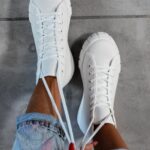 Trampki damskie Madam Vanila mid białe