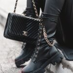 Workery długie Madam Eses czarne