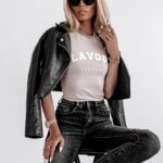 T-shirt klasyczny Cool Print Ola Voga j.beż