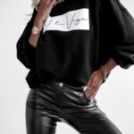 Bluza bawełniana O'la Voga Calm czarna