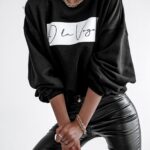 Bluza bawełniana O'la Voga Calm czarna