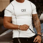 T-shirt męski Seams Ola Voga ecru