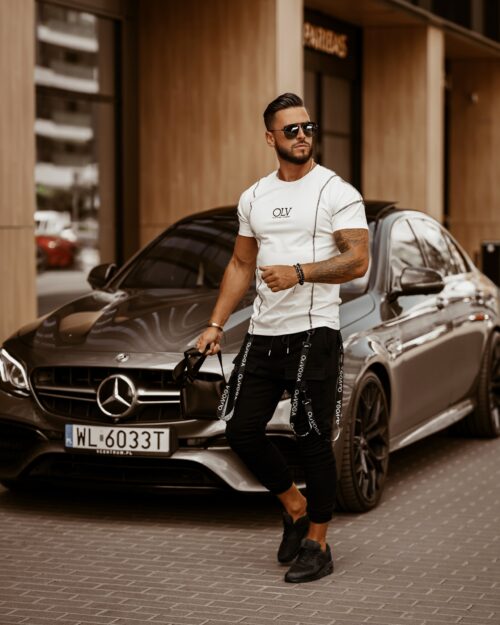 T-shirt męski Seams Ola Voga ecru