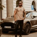 T-shirt męski Seams Ola Voga c. beżowy