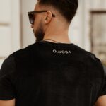 T-shirt męski Luxury Velvet O'la Voga czarny