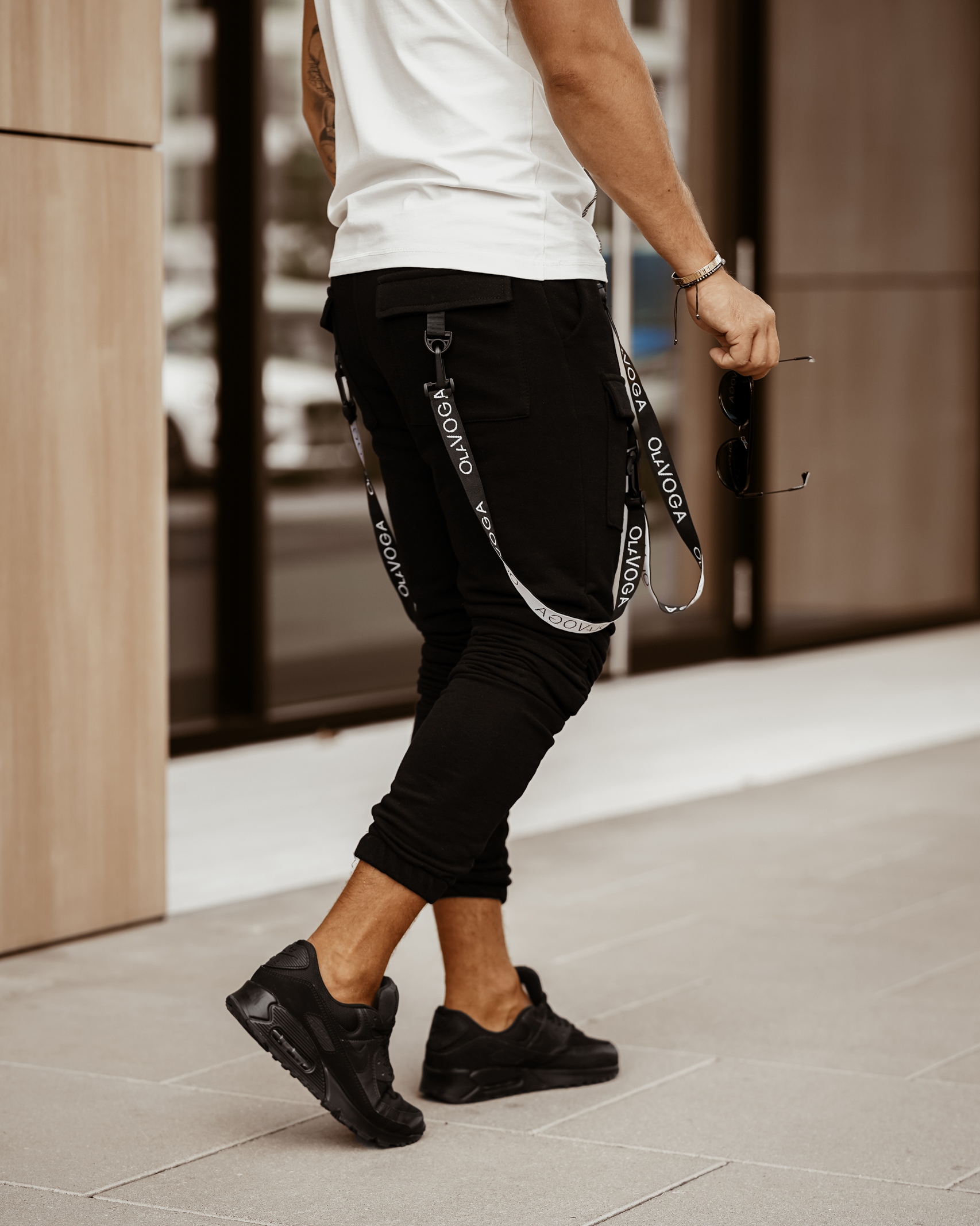 Spodnie męskie Ola Voga Street Style czarne Spodnie męskie Ola Voga Street Style czarne