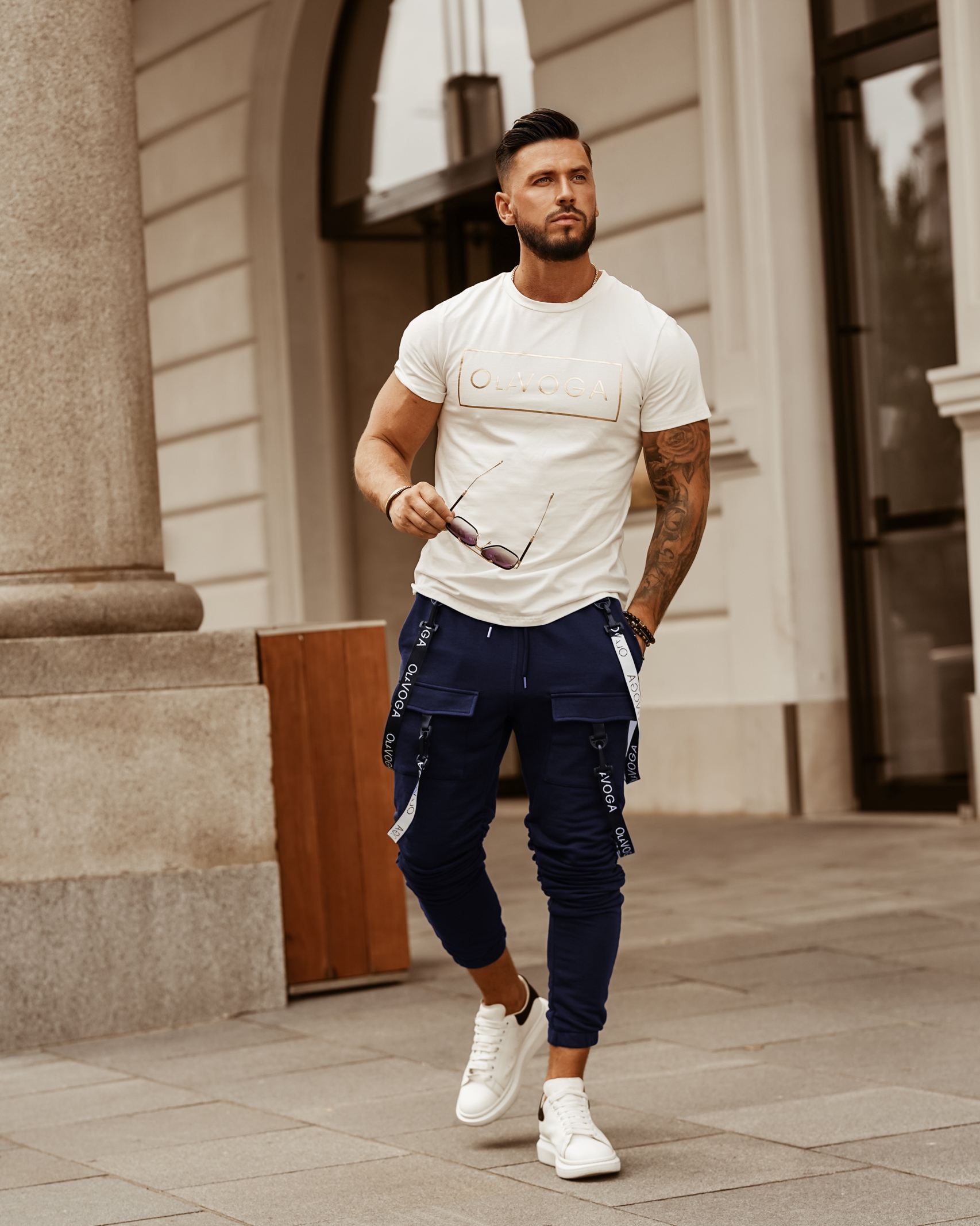 Spodnie męskie Ola Voga Street Style granatowe