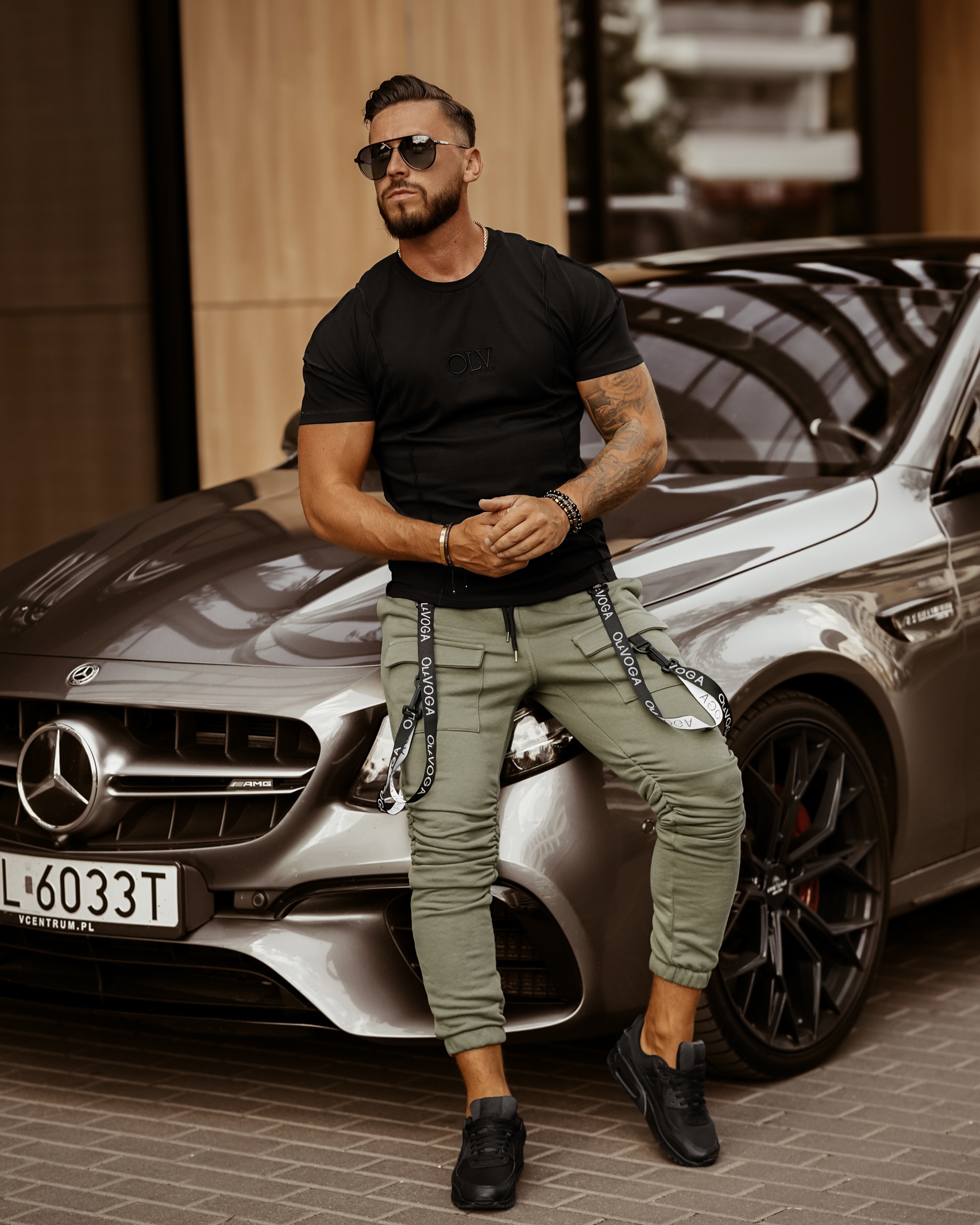 Spodnie męskie Ola Voga Street Style khaki