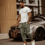 Spodnie męskie Ola Voga Street Style khaki