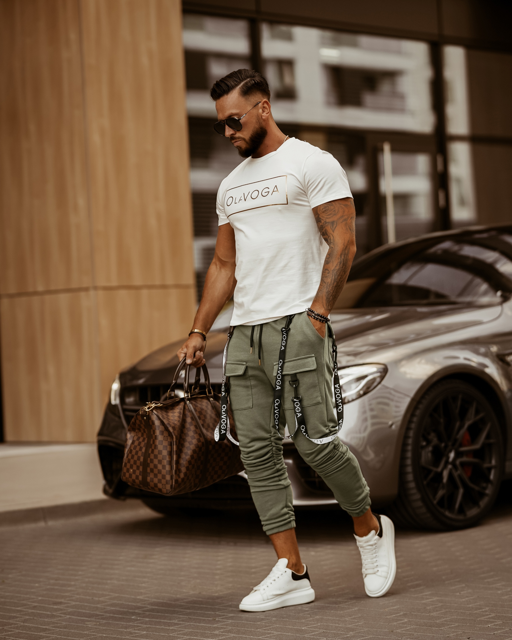 Spodnie męskie Ola Voga Street Style khaki