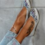 Balerinki z kamieniami Madam Stones srebrne