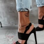 Sandały szpilki Madam Venezi czarne