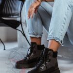 Botki trapery Madam Plum czarne