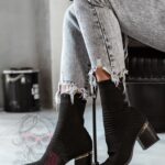 Botki skarpety Madam Slip czarne