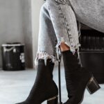 Botki skarpety Madam Slip czarne