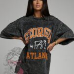 T-shirt dekatyzowany Georgia szary