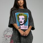 T-shirt dekatyzowany Marilyn