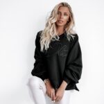 Bluza luźna Oversize OLV Ola Voga czarna