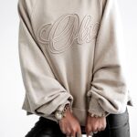 Bluza luźna Oversize OLV Ola Voga j.beż