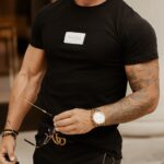 T-shirt męski Cool Man O'La Voga czarny