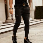 Spodnie męskie Smart Elegance Ola Voga czarne