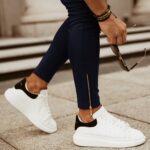 Spodnie męskie Smart Elegance Ola Voga granatowe