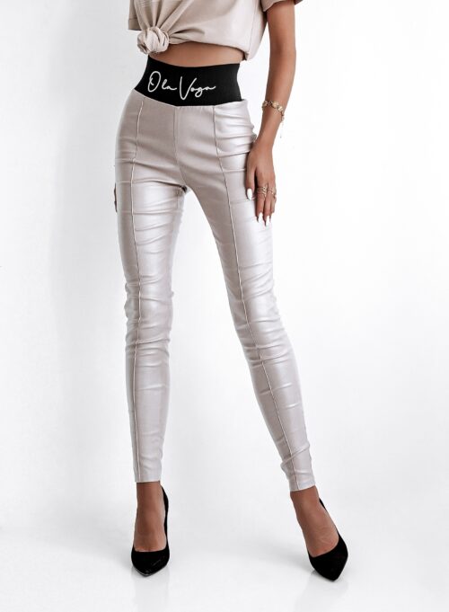 Legginsy modelujące Classic Leather Ola Voga j.beż