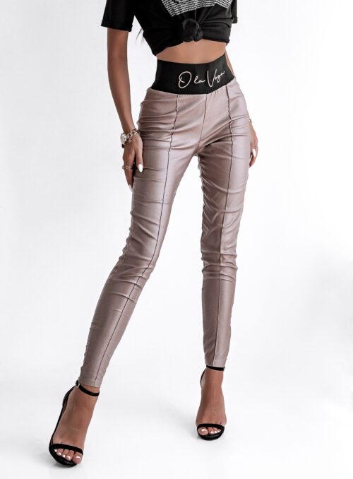 Legginsy modelujące Classic Leather Ola Voga c.beż