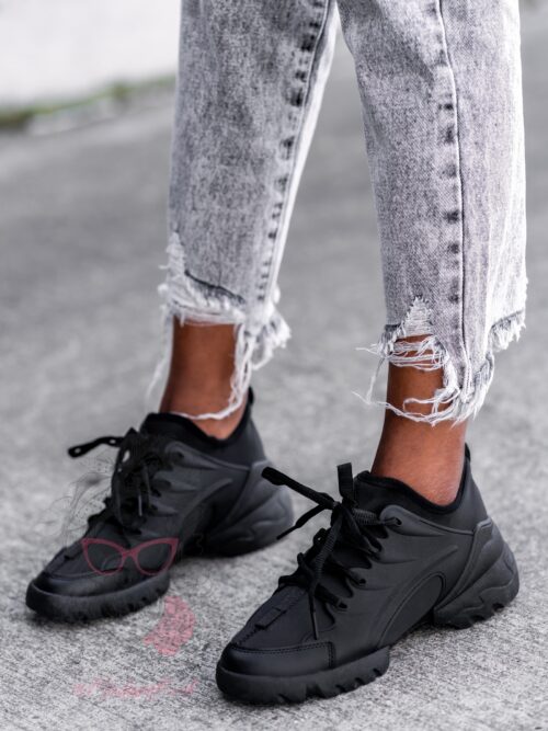 -WYPRZEDANE-Buty sportowe Madam Elsz czarne