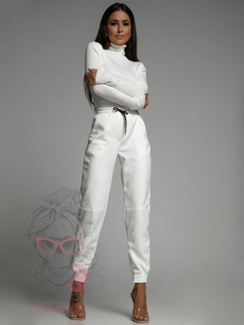 Spodnie dresowe Natural Ola Voga ecru