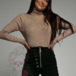 Spodnie jeansowe Pulsanti czarne