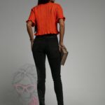 Spodnie jeansowe elastyczne rurki Regular szare