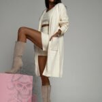 Komplet z misia Teddies short ecru