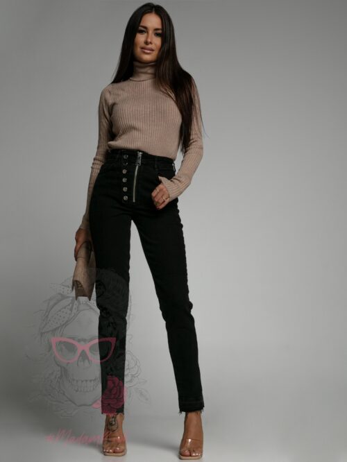 Sweterek golf dzianinowy Taxic cappuccino