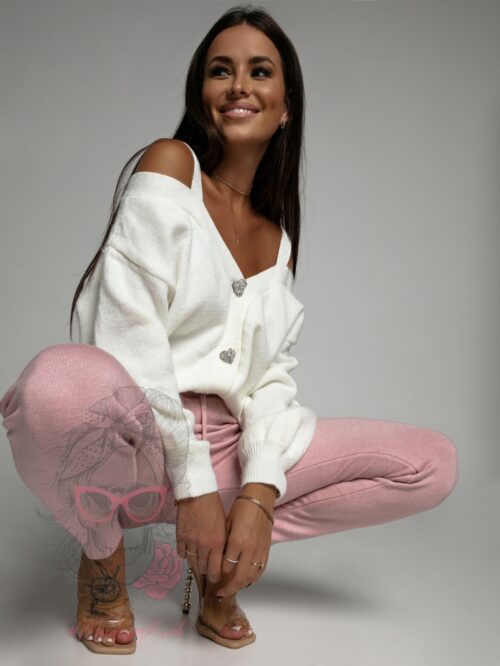 Sweter z odkrytymi ramionami Lovesong II ecru