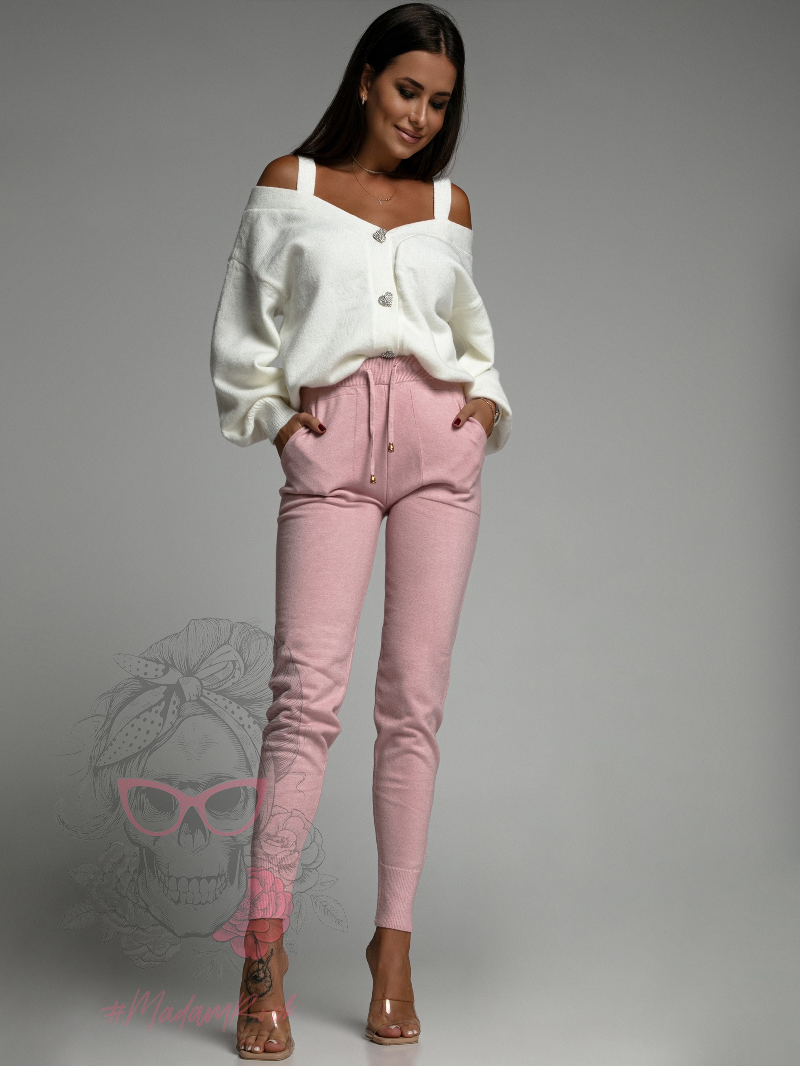 Sweter z odkrytymi ramionami Lovesong II ecru Sweter z odkrytymi ramionami Lovesong II ecru